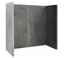 Obsidian Grey Fireplace Chamber