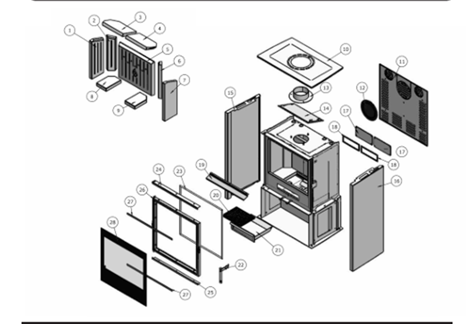 ACR Osprey 8 Exploded Drawing