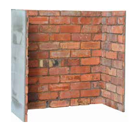 Reclaimed Brick Fireplace Chamber