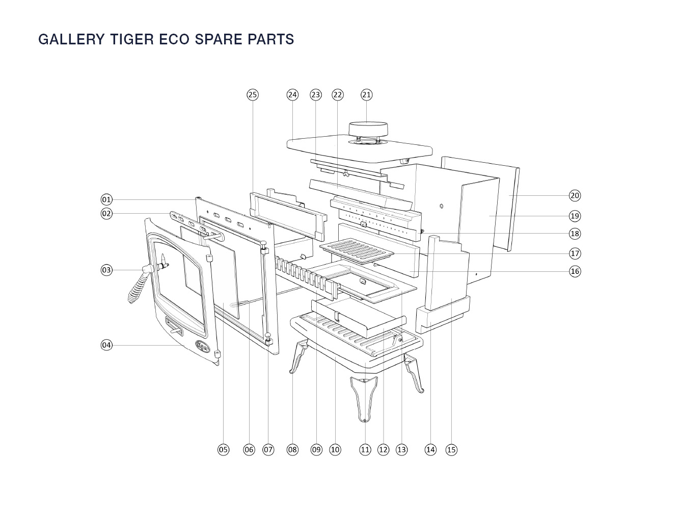 Tiger ECO Exploded Drawing