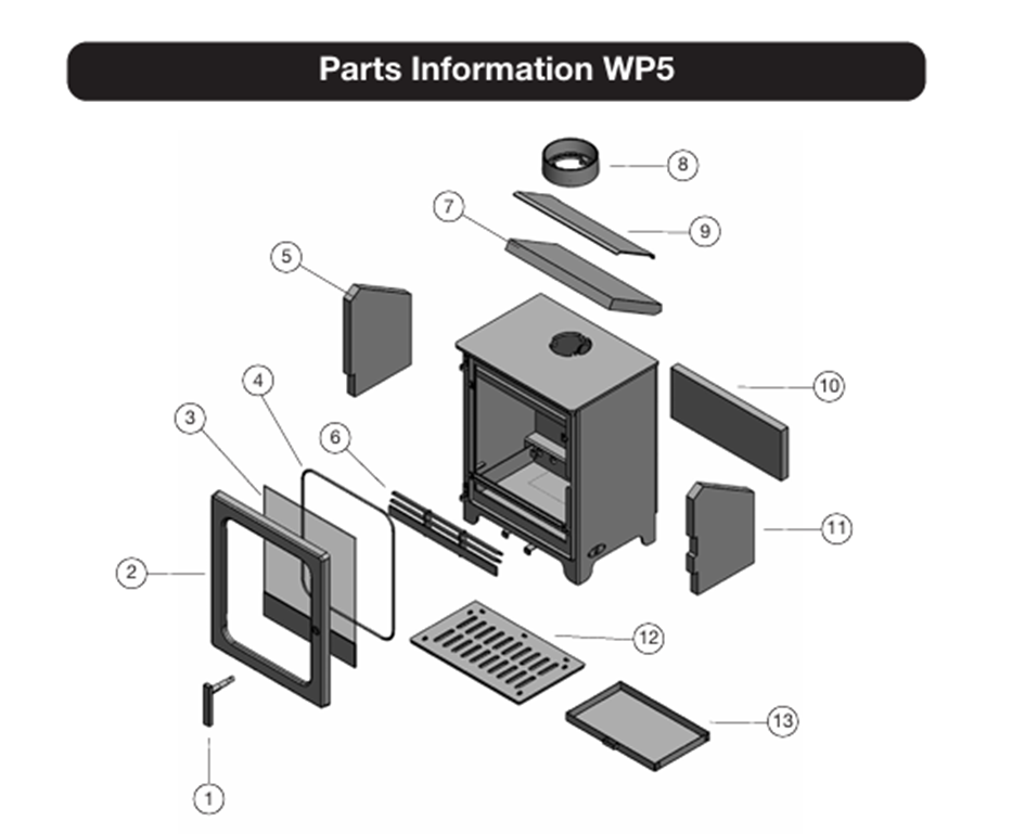 ACR Woodpecker WP5 Exploded Drawing